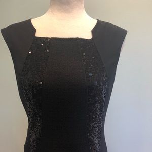 Ellen Tracy black dress with sparkles